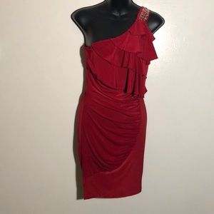 Little red cocktail dress